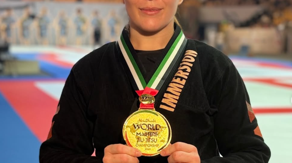 Congratulations Nikki Lloyd-Griffiths — AJP World Champion!