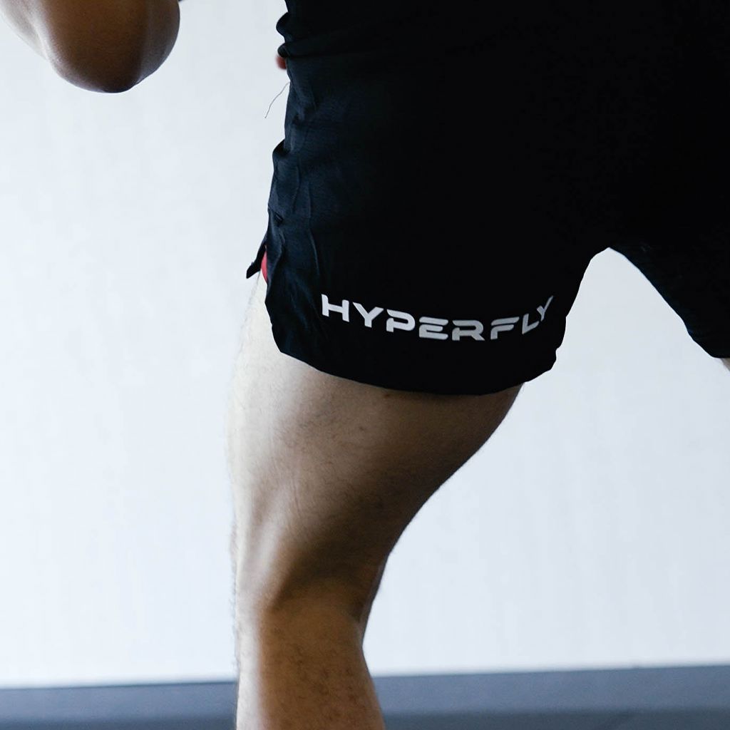 Core Training Shorts Black Hyperfly