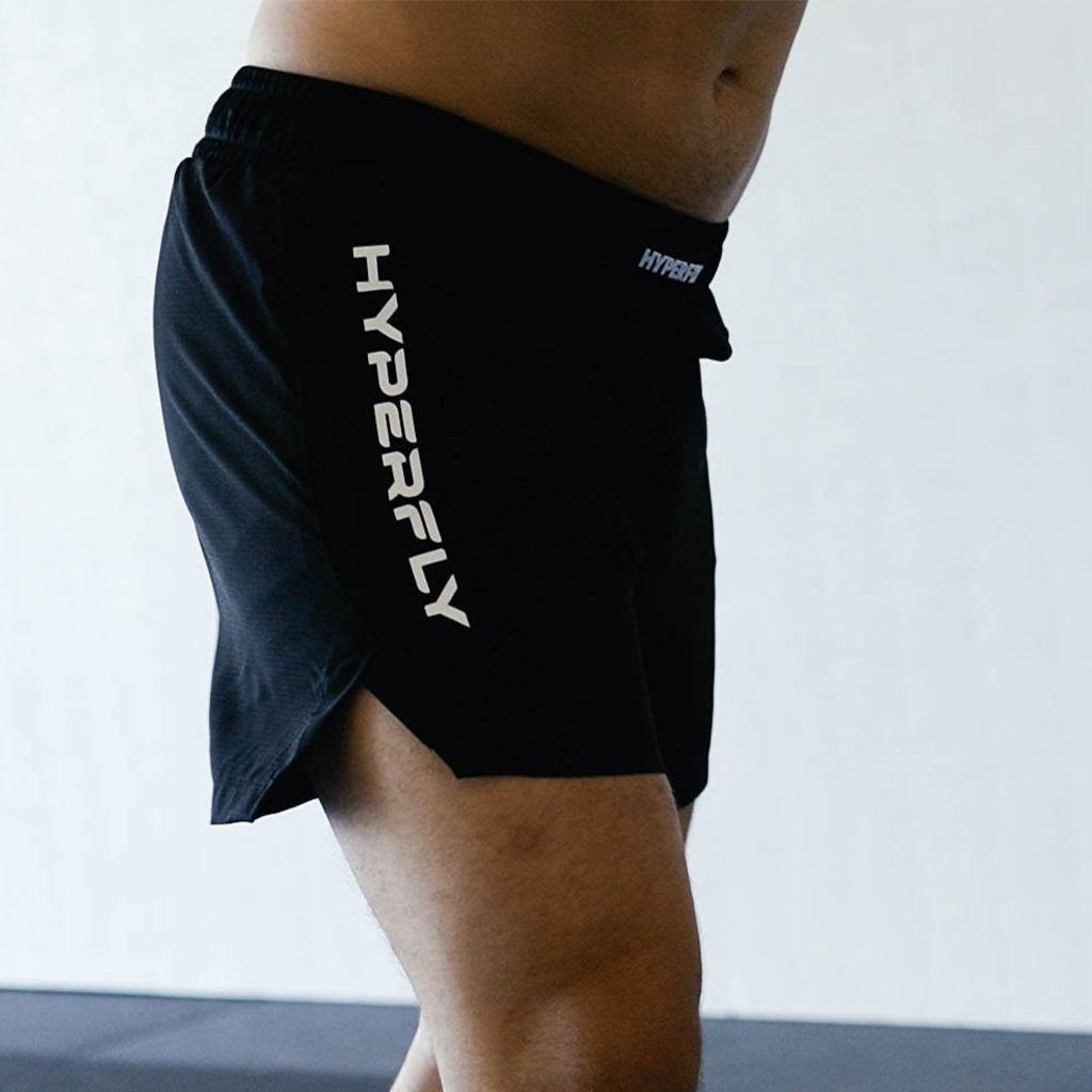 Core Training Shorts Black Hyperfly