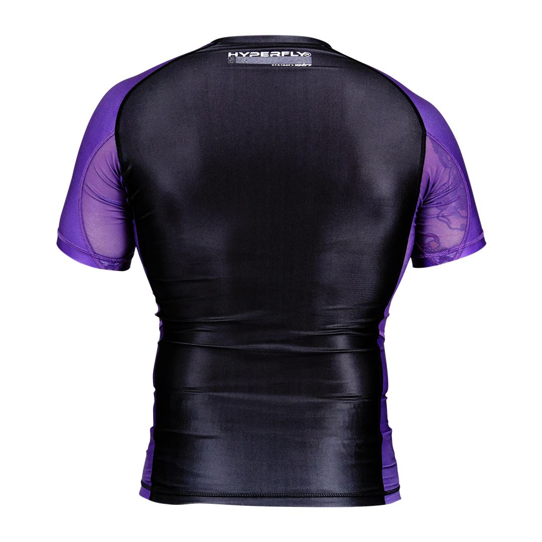CyberFly Short Sleeve Ranked Rash Guard No Gi - Rash Guard Hyperfly