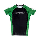 Junior CyberFly Ranked Rash Guard No Gi - Rash Guard Hyperfly Green Junior X Small