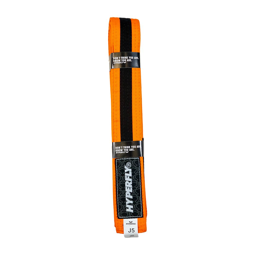 Junior Jiu Jitsu Belt Gi Belt Hyperfly Orange/Black J0