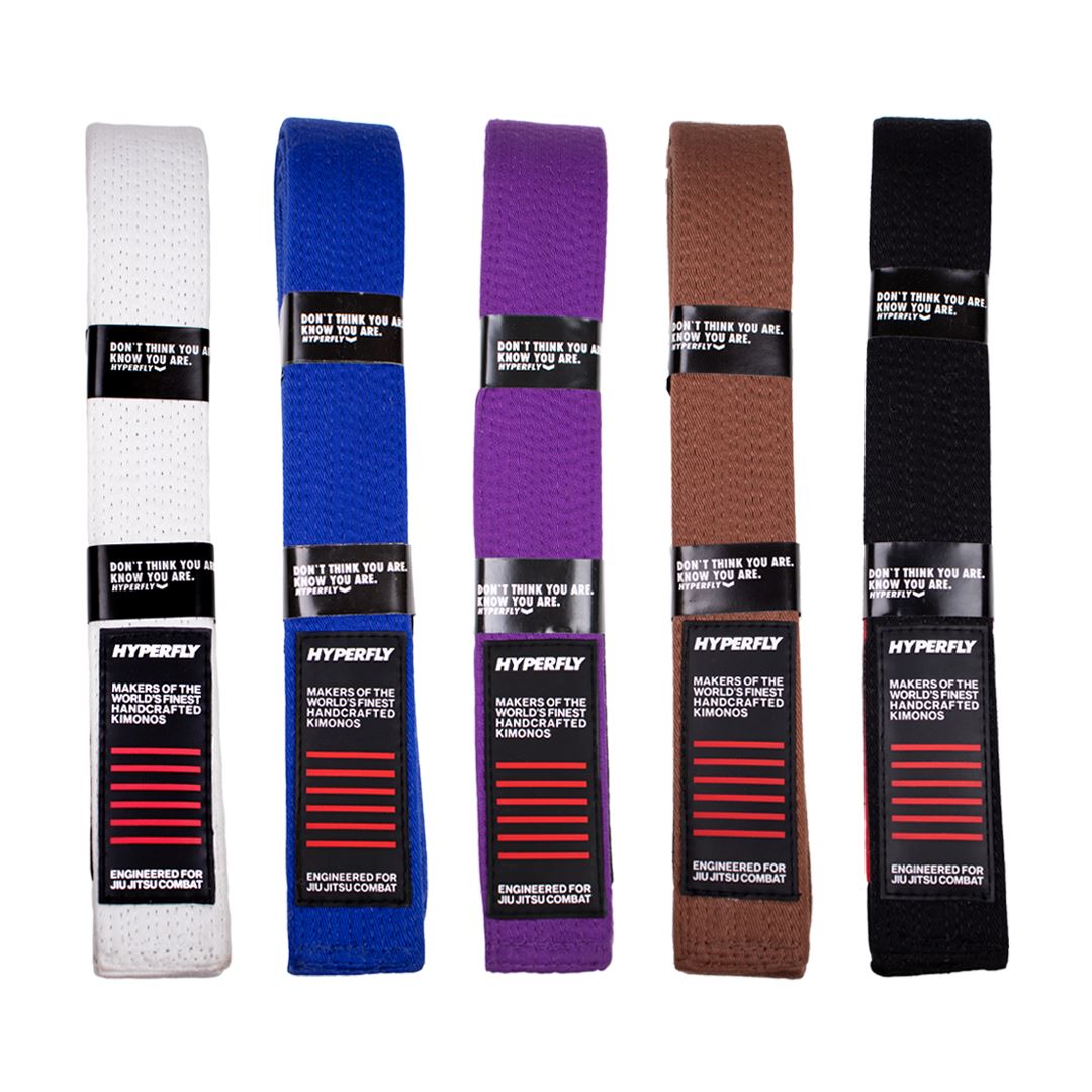 Premium Jiu Jitsu Belt Gi Belt Hyperfly