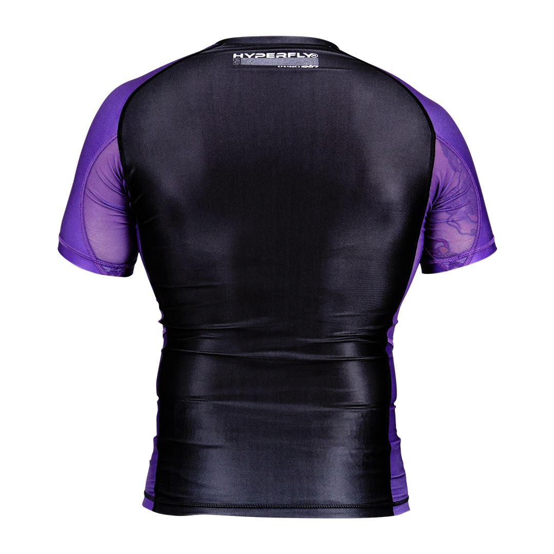 CyberFly Short Sleeve Ranked Rash Guard No Gi - Rash Guard Hyperfly 