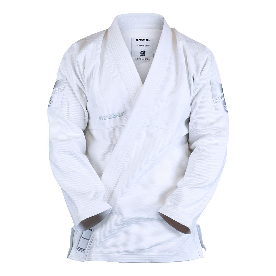 The Premium Kimono - Adult Hyperfly White F0 